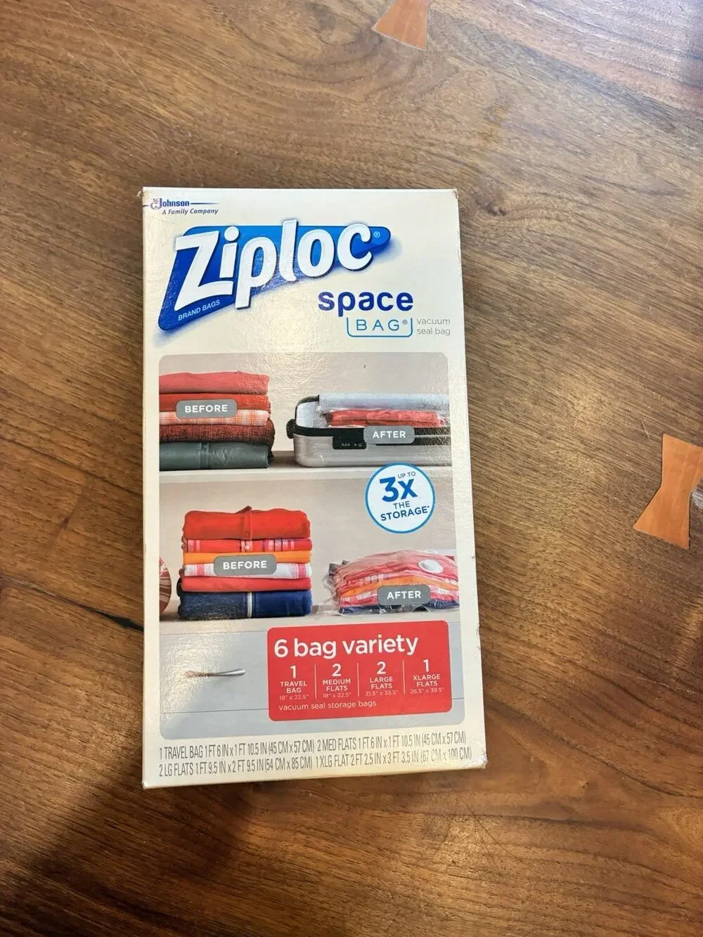 Ziploc Space Bags Vacuum Seal 6 Ct Med Lg‎ XL + Travel Airtight Waterproof